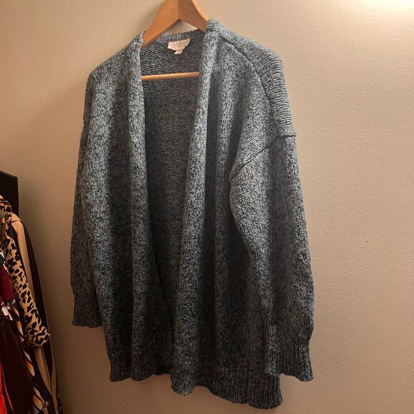 LOFT Sweaters - Ann Taylor Loft Outlet Teal Marled Sweater L